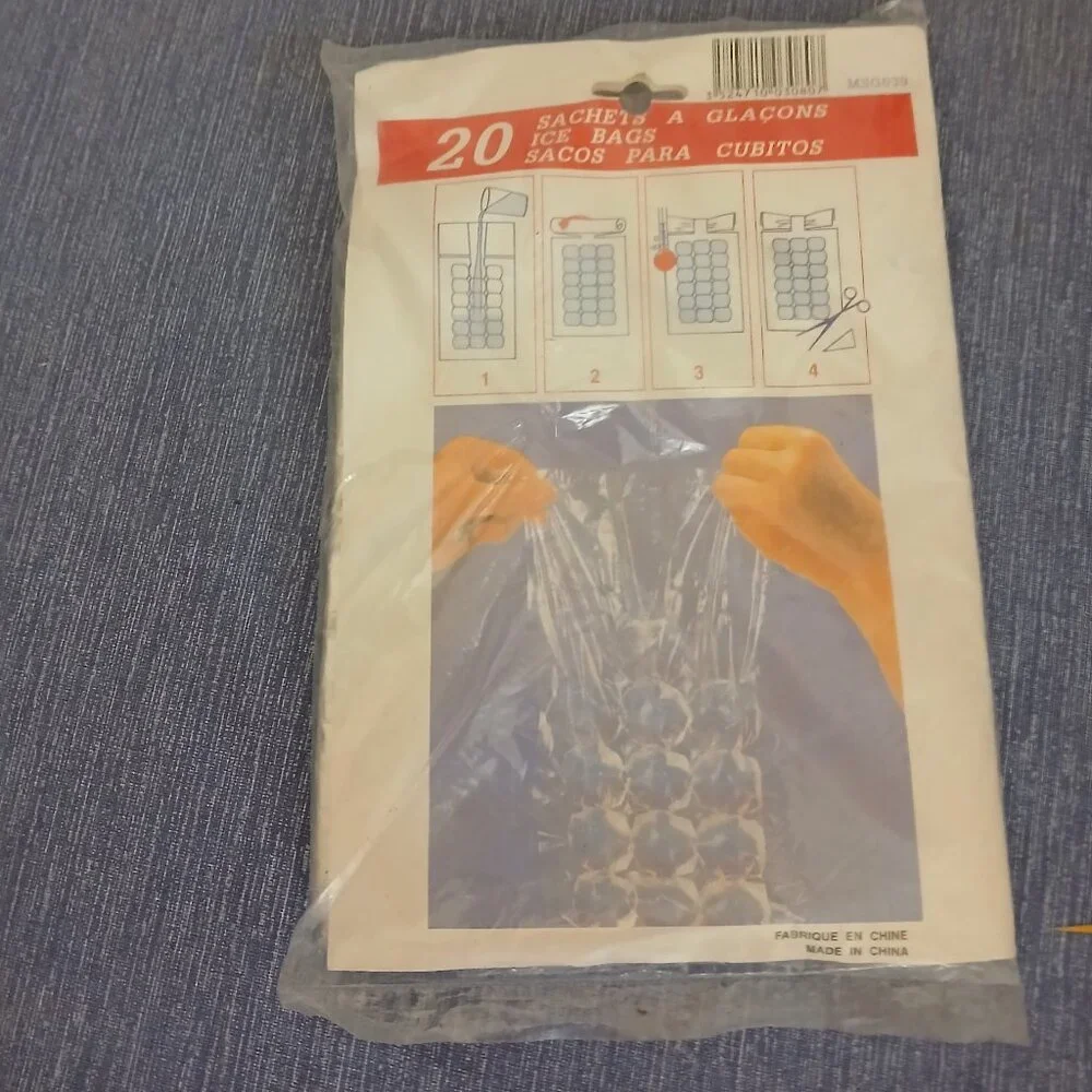Ice Cube Bag Disposables x 20 New